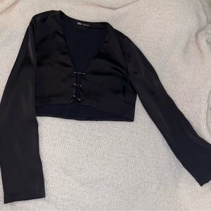 Silky long sleeve! Worn once!